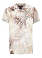 Topman Mens White Selected Homme Hawaiian Short Sleeve Shirt