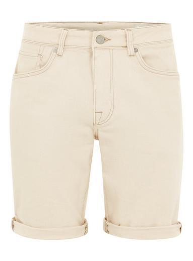Topman Mens Selected Homme's White Denim Shorts