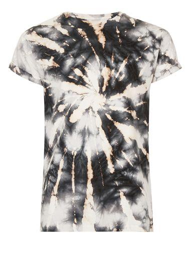 Topman Mens Multi Black Blow Out Muscle Fit Roller T-shirt