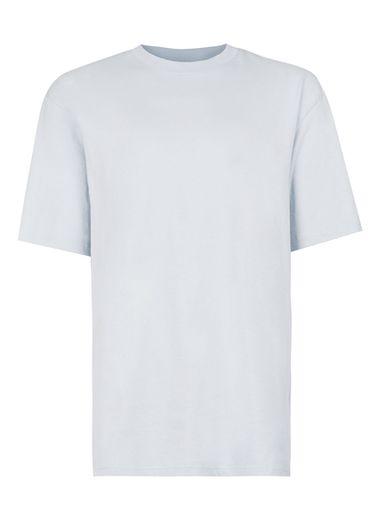 Topman Mens Dawn Blue Oversized T-shirt
