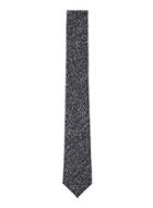 Topman Mens Grey Gray And White Salt And Pepper Tie