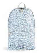 Topman Mens White And Blue Lined Backpack