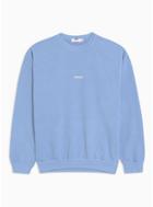Topman Mens Washed Blue 'venice' Sweatshirt