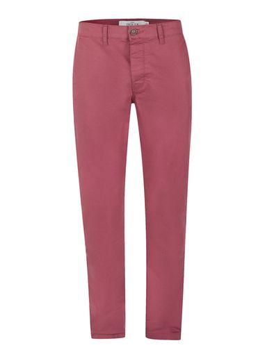 Topman Mens Burgundy Stretch Slim Chinos