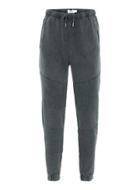 Topman Mens Grey Charcoal Acid Wash Biker Joggers