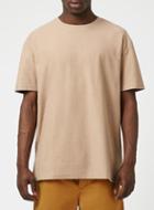 Topman Mens Pink Ltd Sand Loopback T-shirt