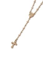 Topman Mens Gold Rosary Necklace*