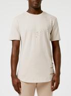 Topman Mens Brown Criminal Damage Beige T-shirt*