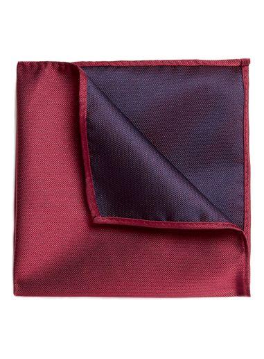 Topman Mens Purple Port Pocket Square