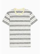 Selected Homme Mens Navy Selected Homme Stripe Organic Cotton T-shirt