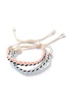 Topman Mens Silver Festival Wristband Pack*