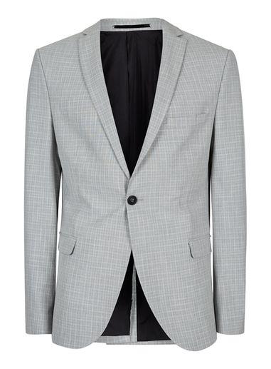 Topman Mens Grey Selected Homme Light Gray Blazer