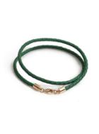 Topman Mens Green Wrap Bracelet*