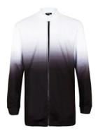 Topman Mens Jaded London Grey Ombre Longline Bomber*