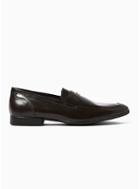 Topman Mens Red Burgundy 'alpha' Penny Loafers