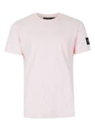 Topman Mens Nicce Pink Sleeve Badge T-shirt