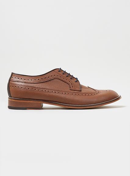 Topman Mens Brown Made In England Tan Leather Brogues