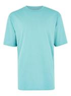 Topman Mens Aqua Blue Oversized T-shirt
