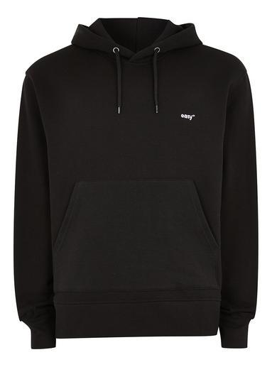Topman Mens White Black 'easy' Hoodie