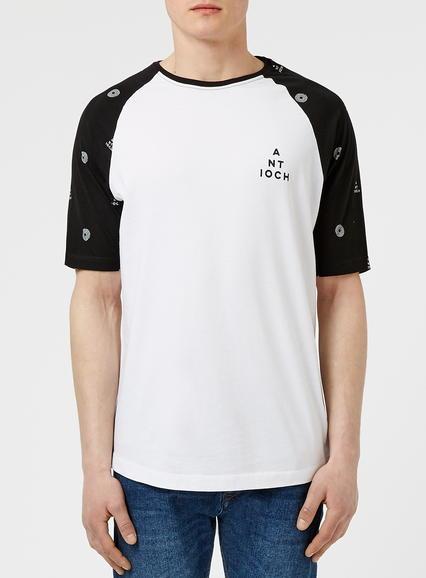 Topman Mens Antioch White Pyramid Logo T-shirt*
