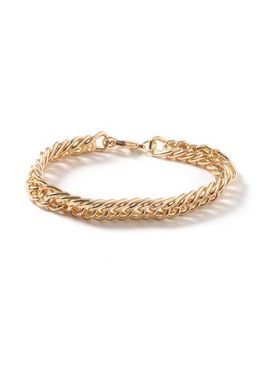 Topman Mens Gold Look Chunky Chain Bracelet*