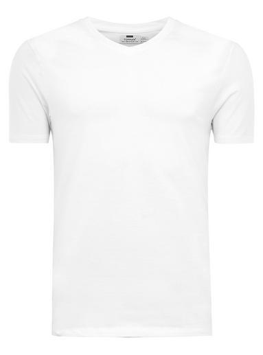 Topman Mens Classic White Ultra Muscle T-shirt