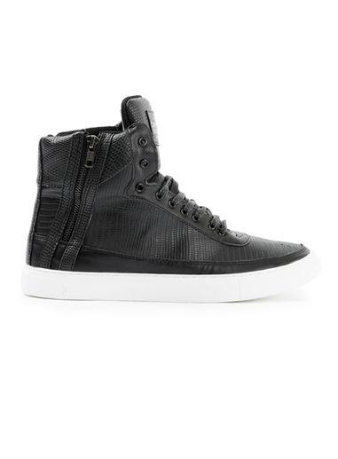 Topman Mens Criminal Damage Catana Black Hi Tops