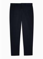 Selected Homme Mens Selected Homme Navy Tapered Crop Trousers