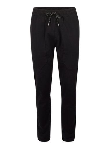 Topman Mens Black Panel Pocket Skinny Fit Joggers