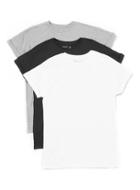 Topman Mens White, Black And Grey Roller T-shirt Multipack*