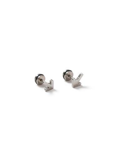 Topman Mens Silver Arrow Tunnel Earrings*