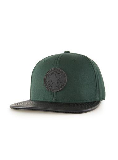 Topman Mens Converse Dark Green Snapback Cap