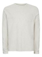 Topman Mens Brown Selected Homme Stone Long Sleeve T-shirt