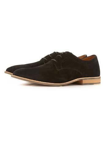 Topman Black Suede Shoes