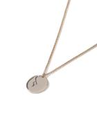 Topman Mens Gold Eroded Pendant Necklace*