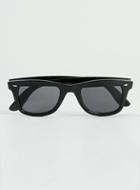 Topman Mens Black 50s Classic Sunglasses