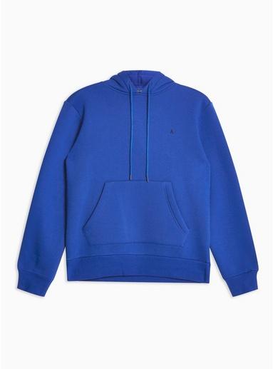 Topman Mens Antioch Blue Heavyweight Hoodie*