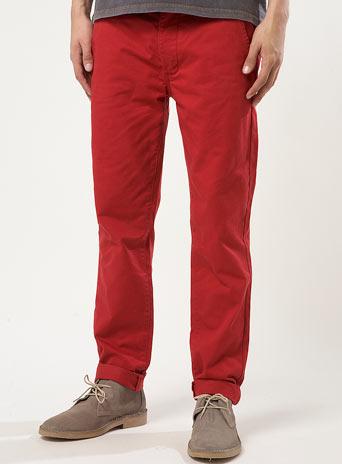 Red Skinny Chinos