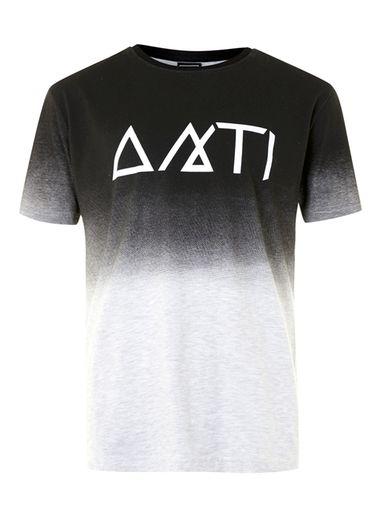 Topman Mens Antioch Grey Marl Symbols Print T-shirt*