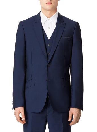 Navy 'watts' Suit Jacket*