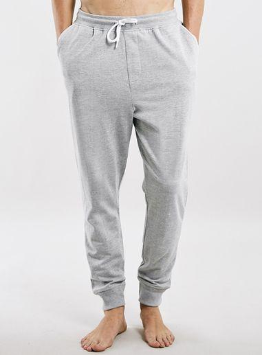 Topman Mens Light Grey Marl Loungewear Joggers