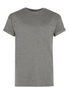 Topman Mens Grey Muscle Fit Roller T-shirt
