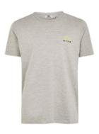 Topman Mens Grey Marl 'hyke' T-shirt