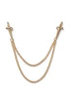 Topman Mens Gold Dagger Collar Tips*