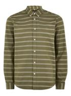 Topman Mens Green Only & Sons Long Sleeve Shirt