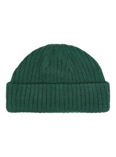 Topman Mens Dusty Forest Green Mini Roll Beanie