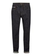 Topman Mens Selected Homme Tapered Selvedge Navy Jeans