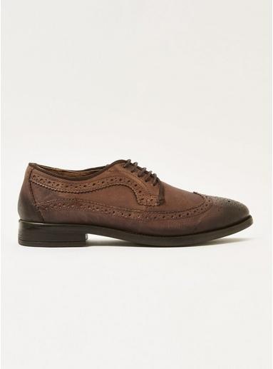 Topman Mens Brown Tan 'rudy' Brogues