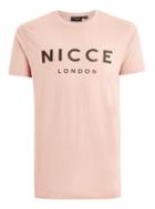Topman Mens Nicce Pink Core T-shirt