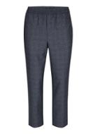 Topman Mens Blue Basket Weave Check Smart Joggers
